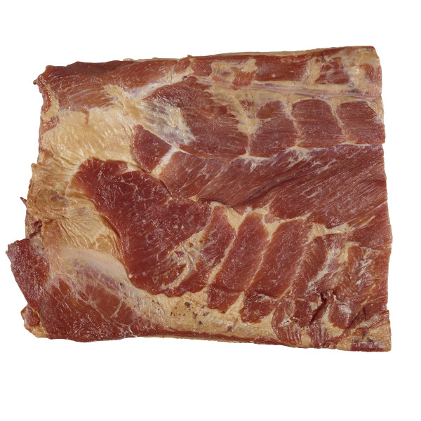 OLD SMOKEHOUSE(r) Bacon, Sugar Cured, 1/2 Slab, 4pc GCF . C1C0 - Front Center Out of Package (Hi Res)