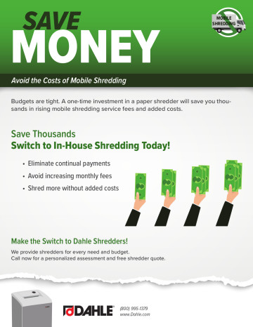 Save Money <br> Resource Flyer