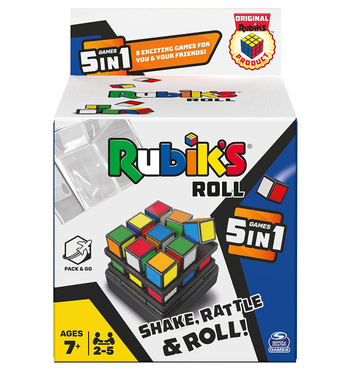 Spin Master Rubik's Flip Pack & Go – Gioco Da Tavolo Strategico Da Viaggio, Per 2 Giocatori, 8 Mosse, Età 7+ - 2