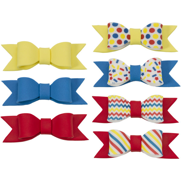 Primary Mini Assortment Gum Paste Bows