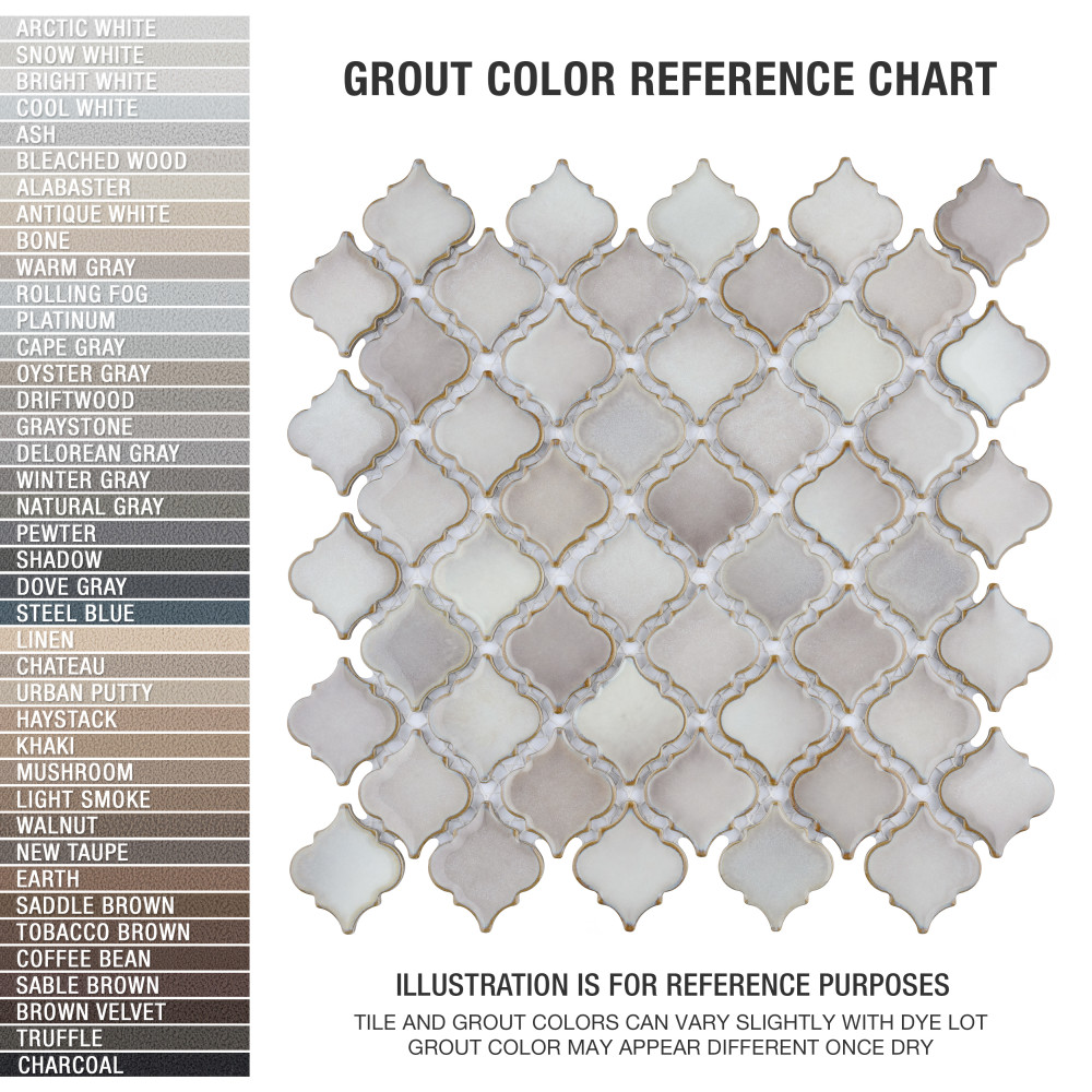 Hudson Tangier Dove Grey 12-3/8 in. x 12-3/8 in. Porcelain Mosaic Tile