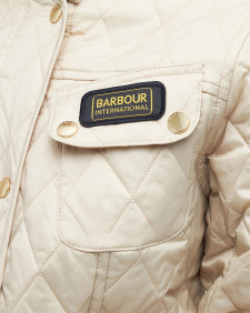 International Quilted Jacket Taupe-Pearl