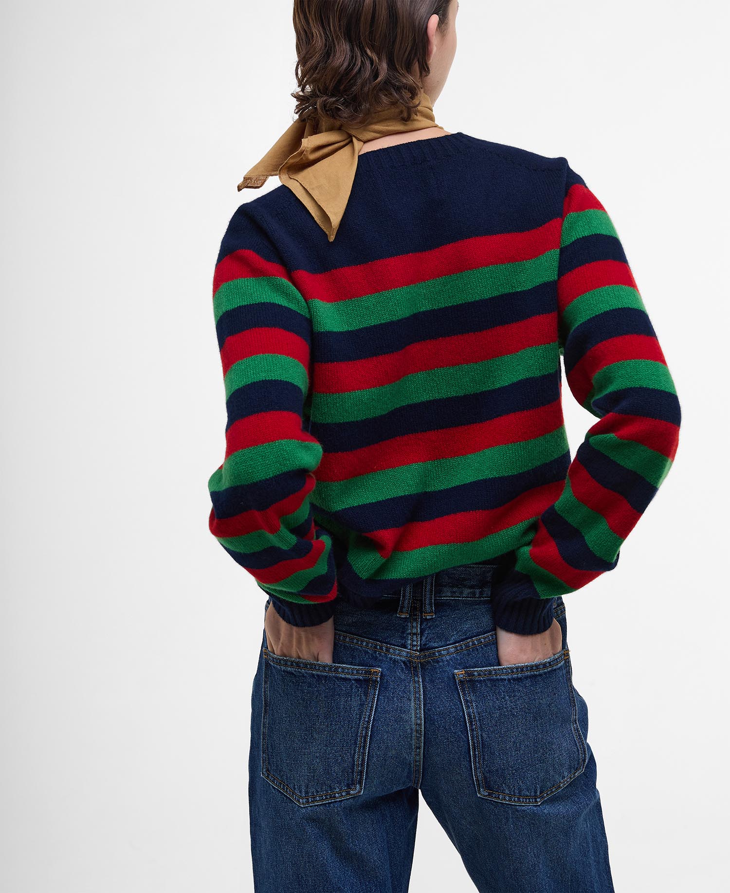 Maglione girocollo a righe Illy Barbour The Edit by Alexa image number 4