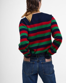 Maglione girocollo a righe Illy Barbour The Edit by Alexa 