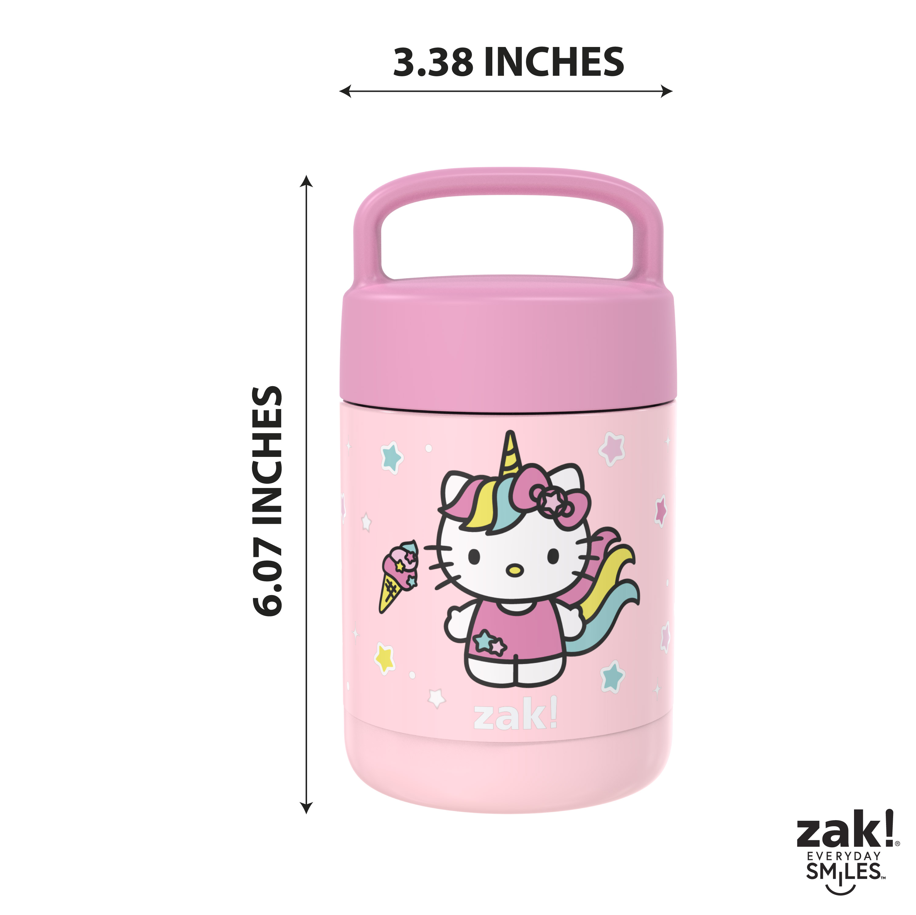 Sanrio Reusable Vacuum Insulated Stainless Steel Food Container, Hello Kitty slideshow image 8