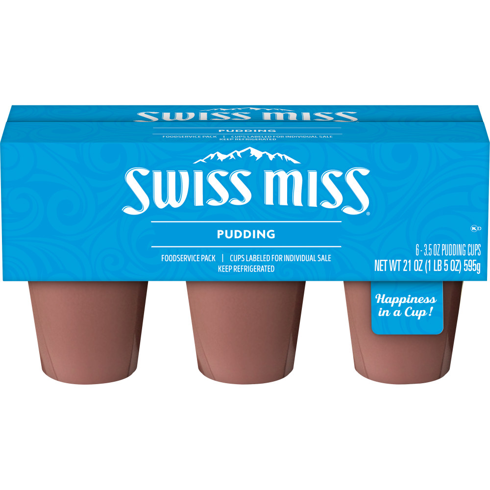 SWISS MISS CHOCOLATE PUDDING 3.5 OZ Conagra Foodservice