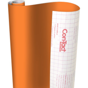 Creative Covering&trade; Adhesive Covering, Orange, 18" x 16 ft