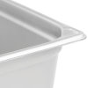 Half-size 6-inch-deep Super Pan® heavy-duty stainless steel transport pan