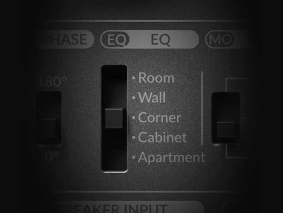 Five room position EQ options