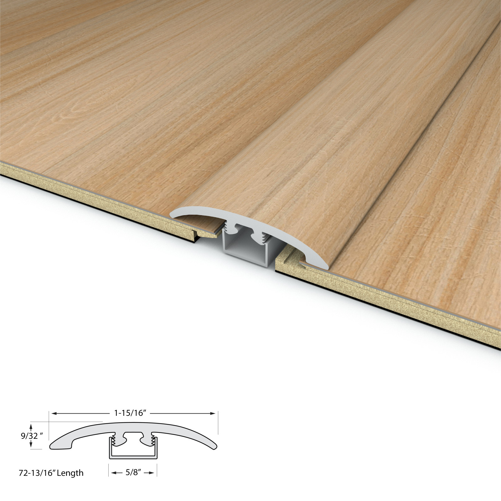 Locals Only Multi-Purpose Trim (Reducer and T-mold) 6.5mm view 4