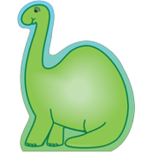 Notepad, Dinosaur, Large, 5" x 7", 50 Sheets