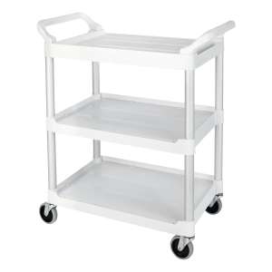 RUB342488OW, Rubbermaid Commercial, Service, Utility Cart, White