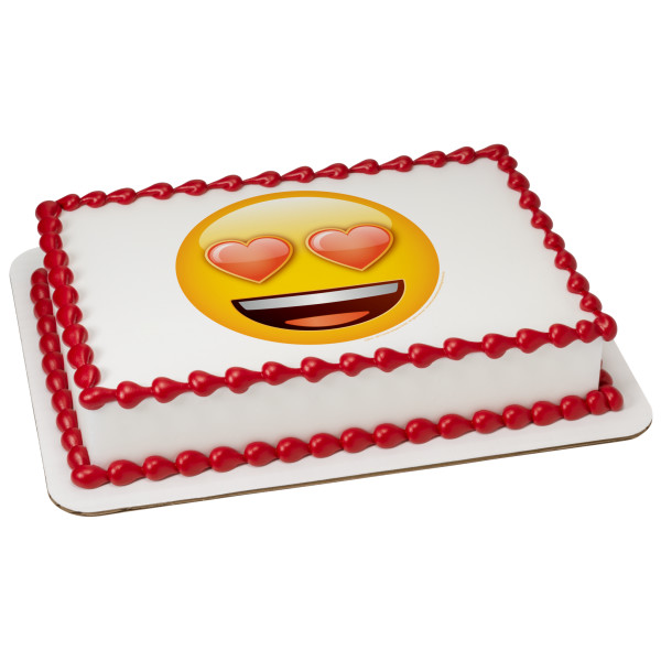 emoji™ Heart Eyes PhotoCake® Edible Image®
