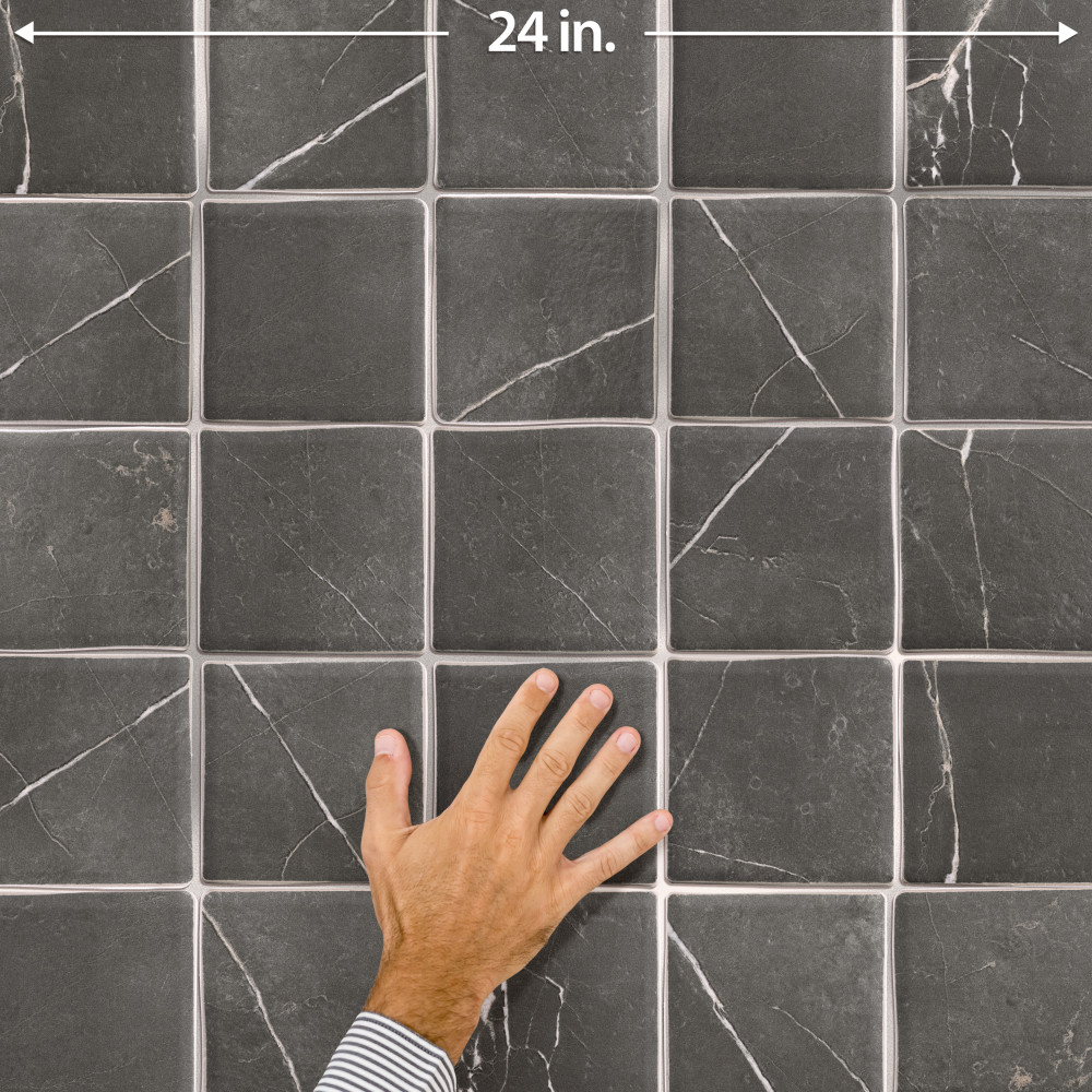 Istanbul Night 4-3/4 in. x 4-3/4 in. Porcelain Floor and Wall Tile