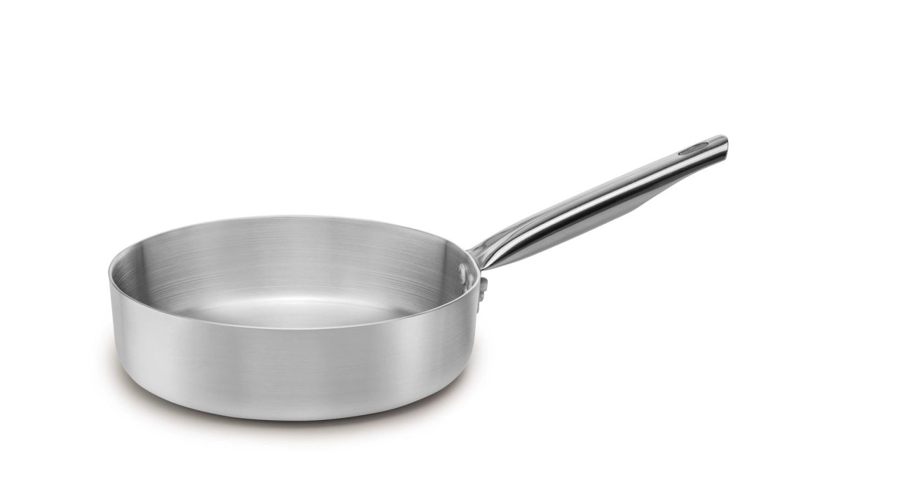 Sauteuse Century en aluminium de 24 cm avec poignée en acier inoxydable