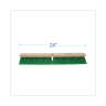 Boardwalk, 24in, Push Broom Head, Polyethylene Bristles, Green