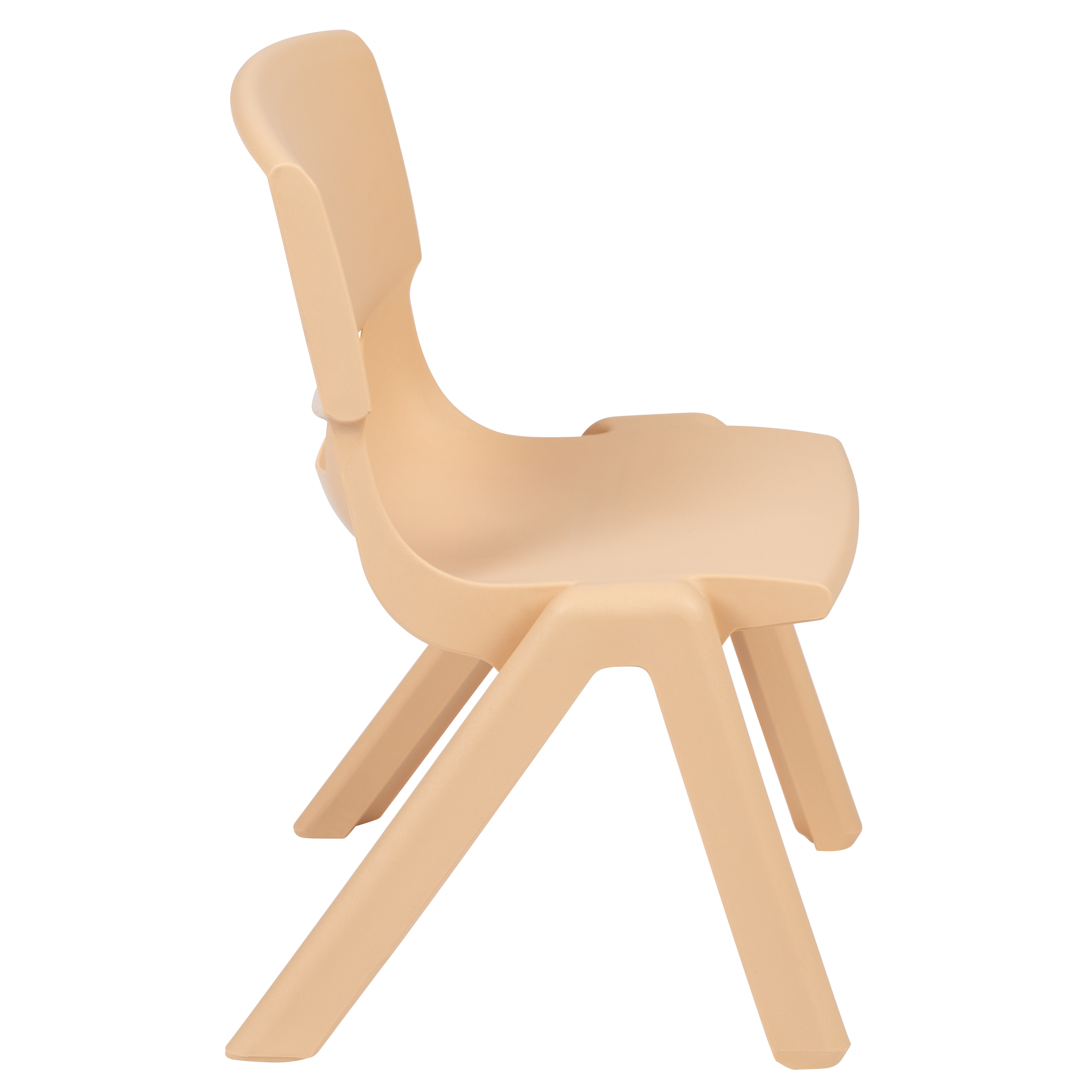 Pack de 4 sillas escolares apilables de plástico azul con asiento de 10,5" H, silla preescolar - Imagen 19 de 58