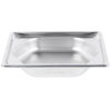 Half-size 2 ½-inch-deep Super Pan® stainless steel Super Shapes hexagon wild pan
