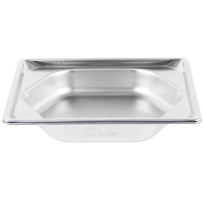 Half-size 2 ½-inch-deep Super Pan® stainless steel Super Shapes hexagon wild pan