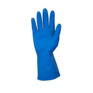 Supply Source, Safety Zone®, Food Safe Gloves, Latex, 16.0 mil, Powder Free, XL, Blue