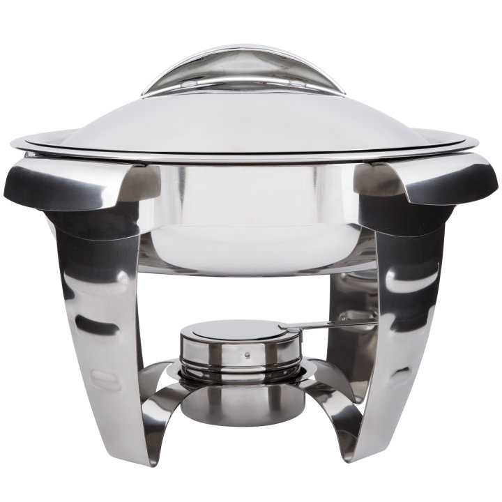 4 ⅕-quart Maximillian Steel™ round chafer