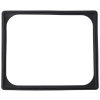Half-size high-temperature silicone pan band in black