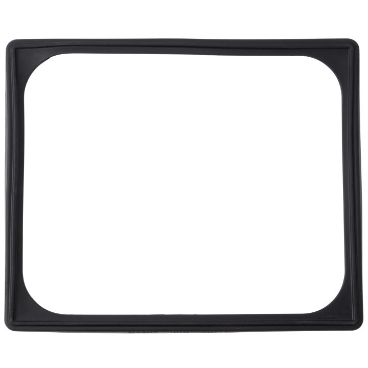 Half-size high-temperature silicone pan band in black