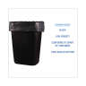 Boardwalk,  LLDPE Liner, 16 gal Capacity, 24 in Wide, 32 in High, 1 Mils Thick, Black