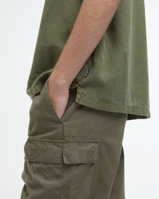 Archer Relaxed Short-Sleeved Shirt Burnt Olive