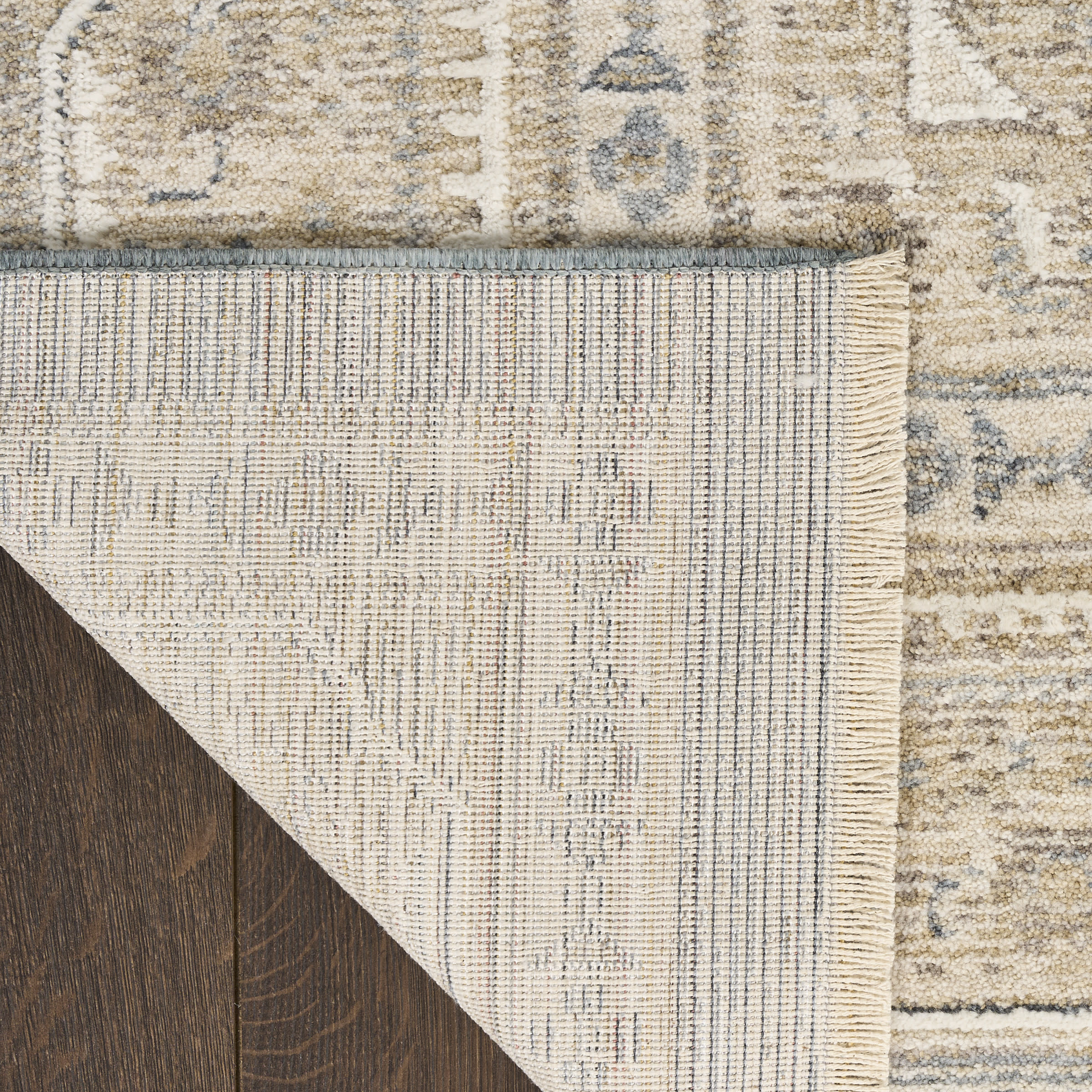 Nourison Retreat 9'6" x 13'2" Ivory Blue Vintage Indoor Rug