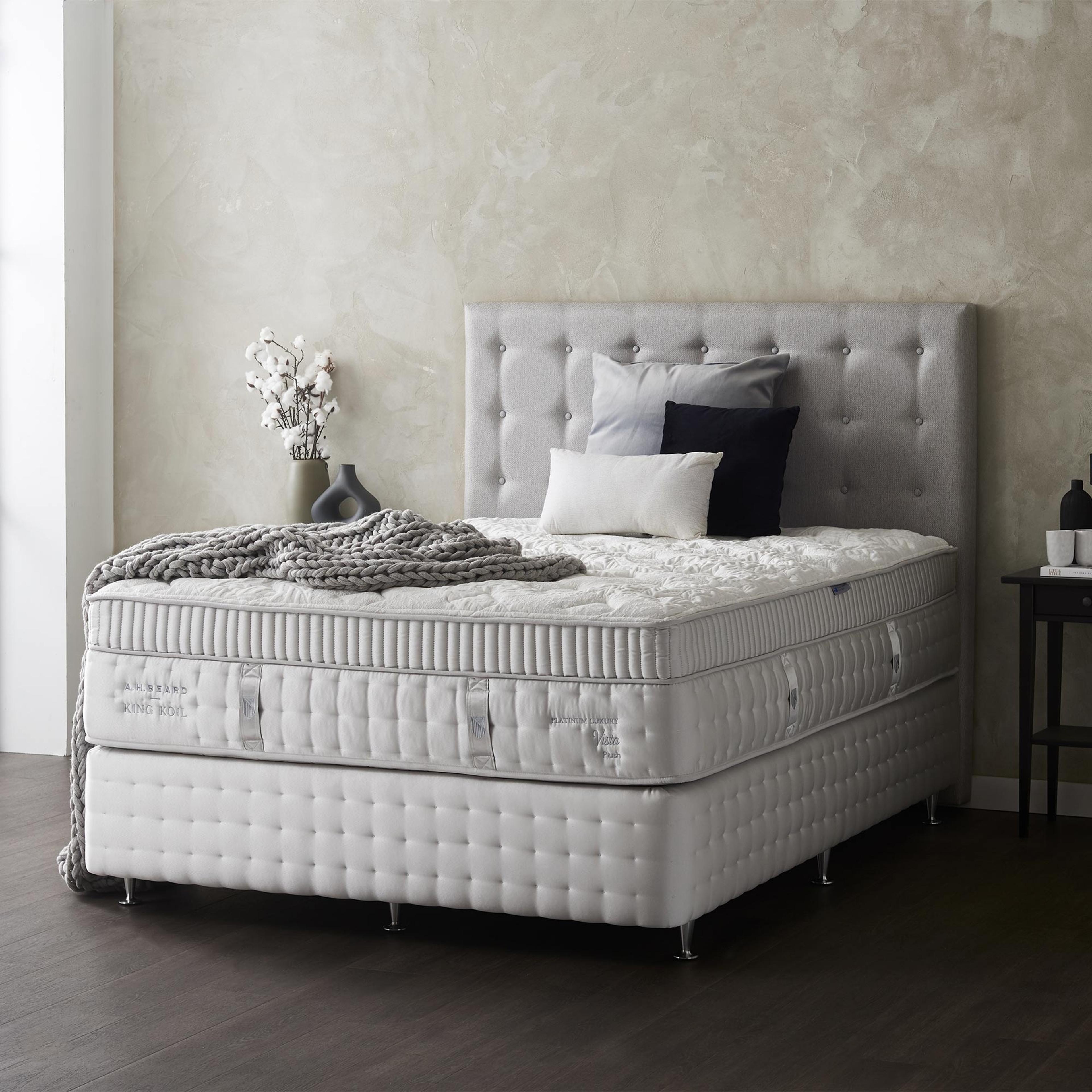 Lifestyle image of the King Koil Platinum Luxury Vista Mattress, Plush from Forty Winks