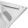 Full-size 2 ½-inch-deep Super Pan® stainless steel super shape hexagon wild pan