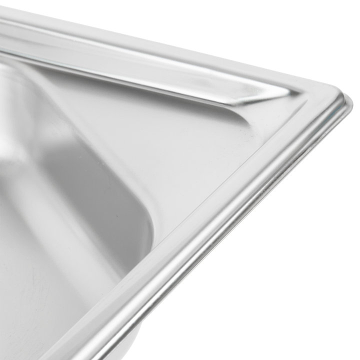 Full-size 2 ½-inch-deep Super Pan® stainless steel super shape hexagon wild pan