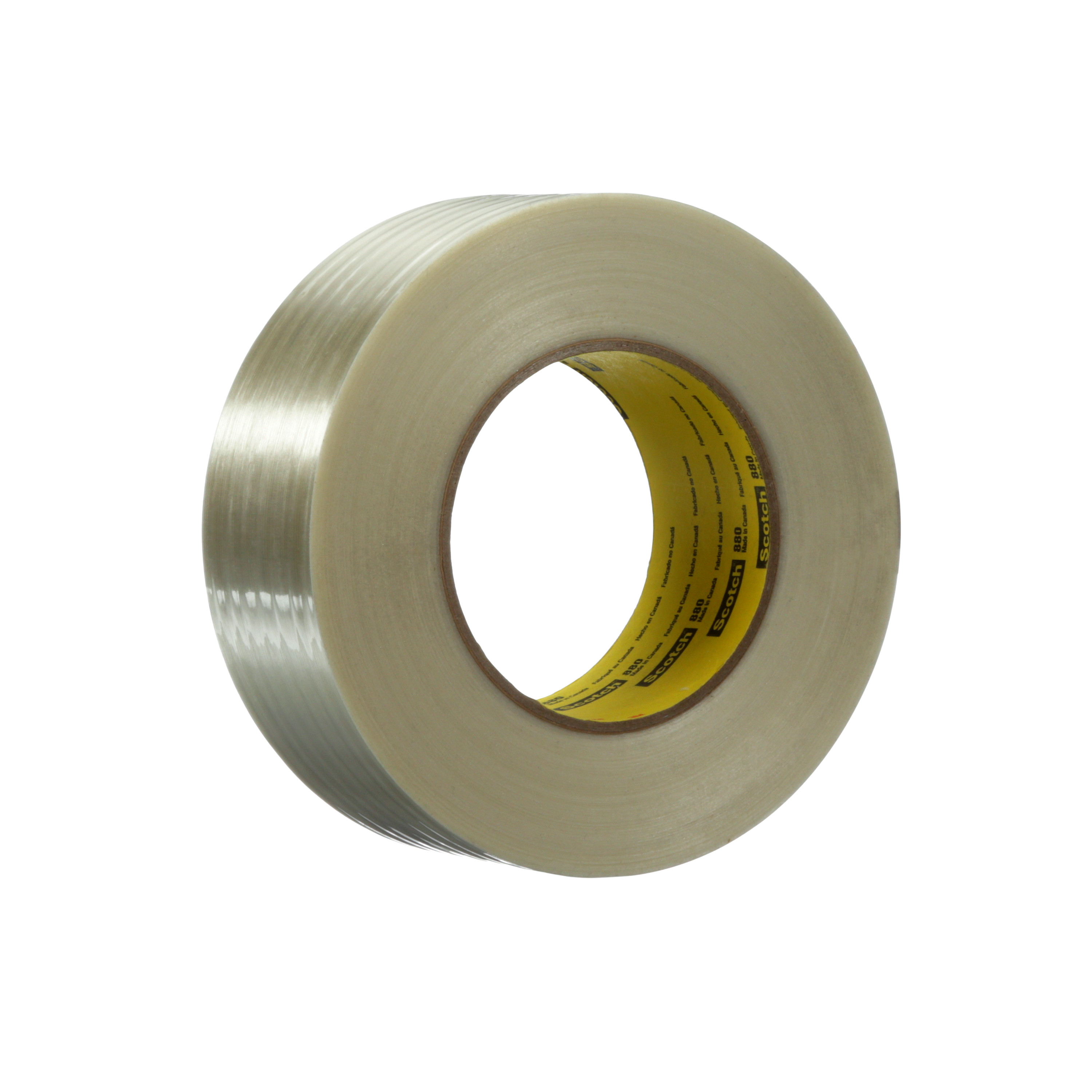 Scotch® Filament Tape 880, Clear, 36 mm x 55 m, 7.7 mil, 24 rolls per
case