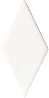 Pixie White 3×6 Diamond Wall Tile Glossy