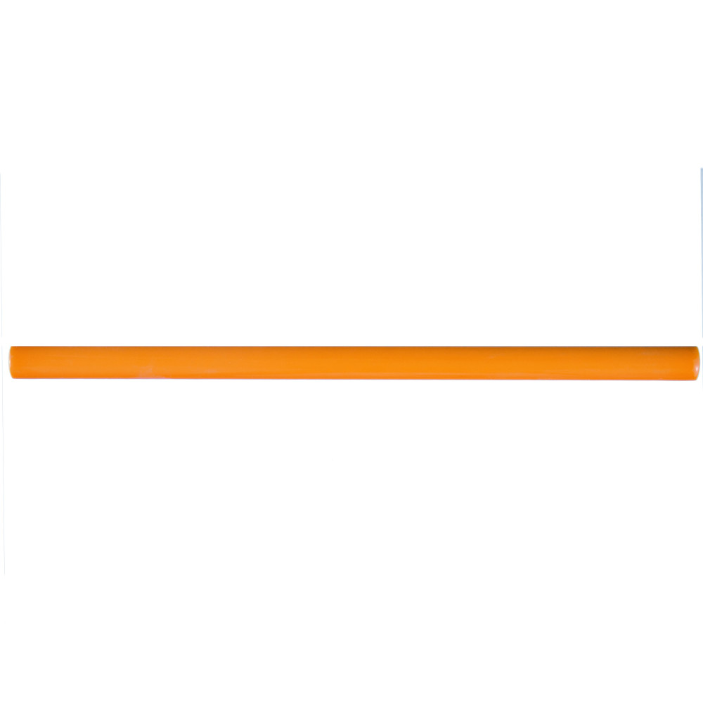 Twist Orange Sunset 1/2 in. x 11-3/4 in. Ceramic Wall Trim