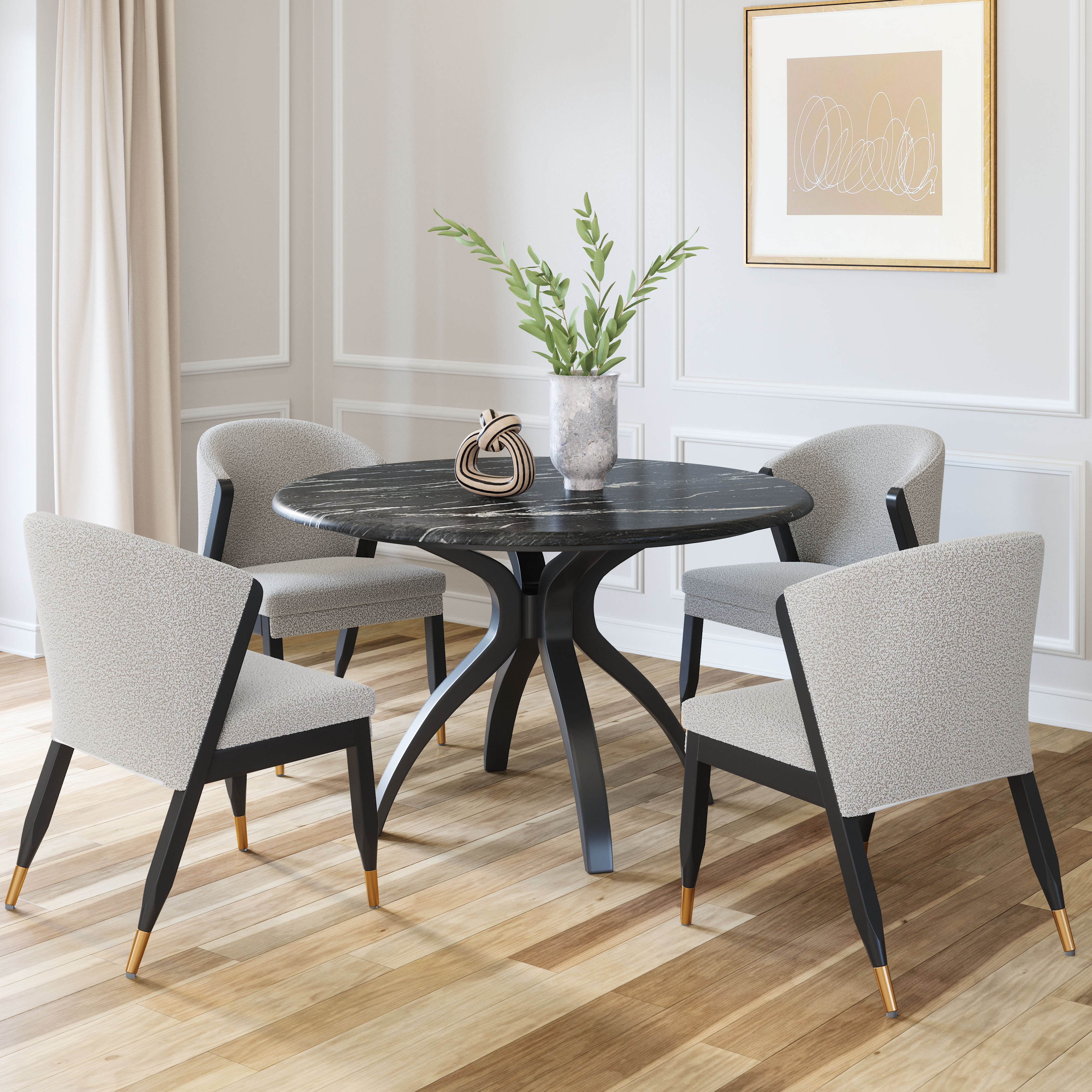 Sumay Dining Table Black product image