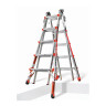 Revolution Articulating Ladder with Trestle Brackets & Dual Ratchet Levelers Aluminum Model 22 Type IA 300 lbs. Rated