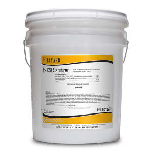 Hillyard,  H-129 Sanitizer,  5 gal Pail
