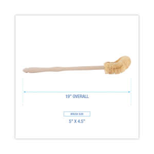Boardwalk, Toilet Bowl Brush, Tampico Bristles, Tan