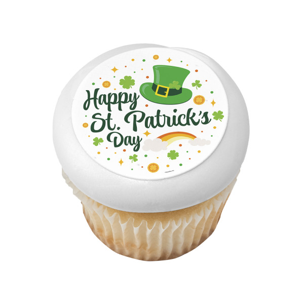 Happy St. Patrick's Day PhotoCake® Edible Image®
