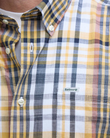Hartley Regular Short-Sleeved Shirt Ochre