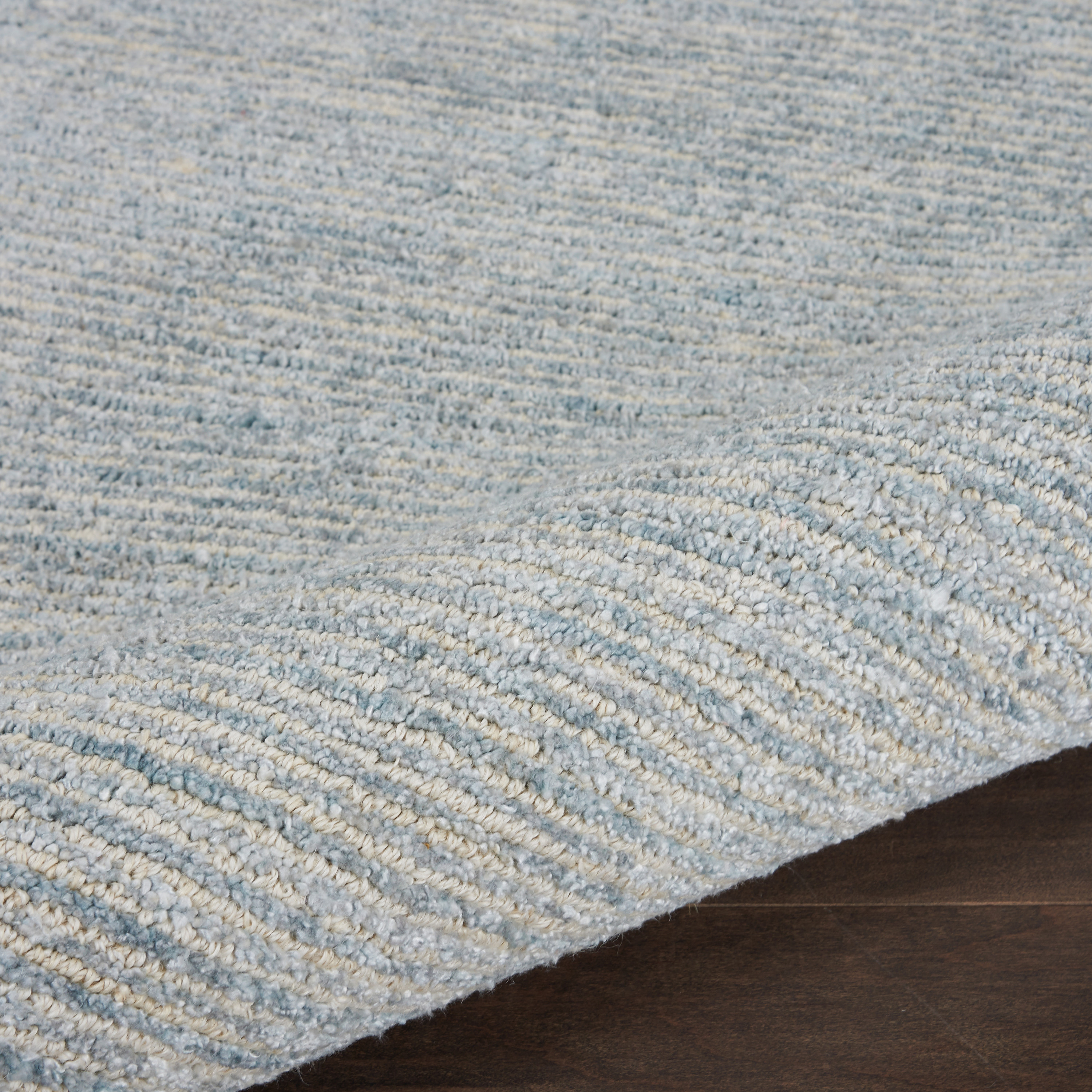 Nourison Weston 3'9" x 5'9" Aquamarine Modern Indoor Rug
