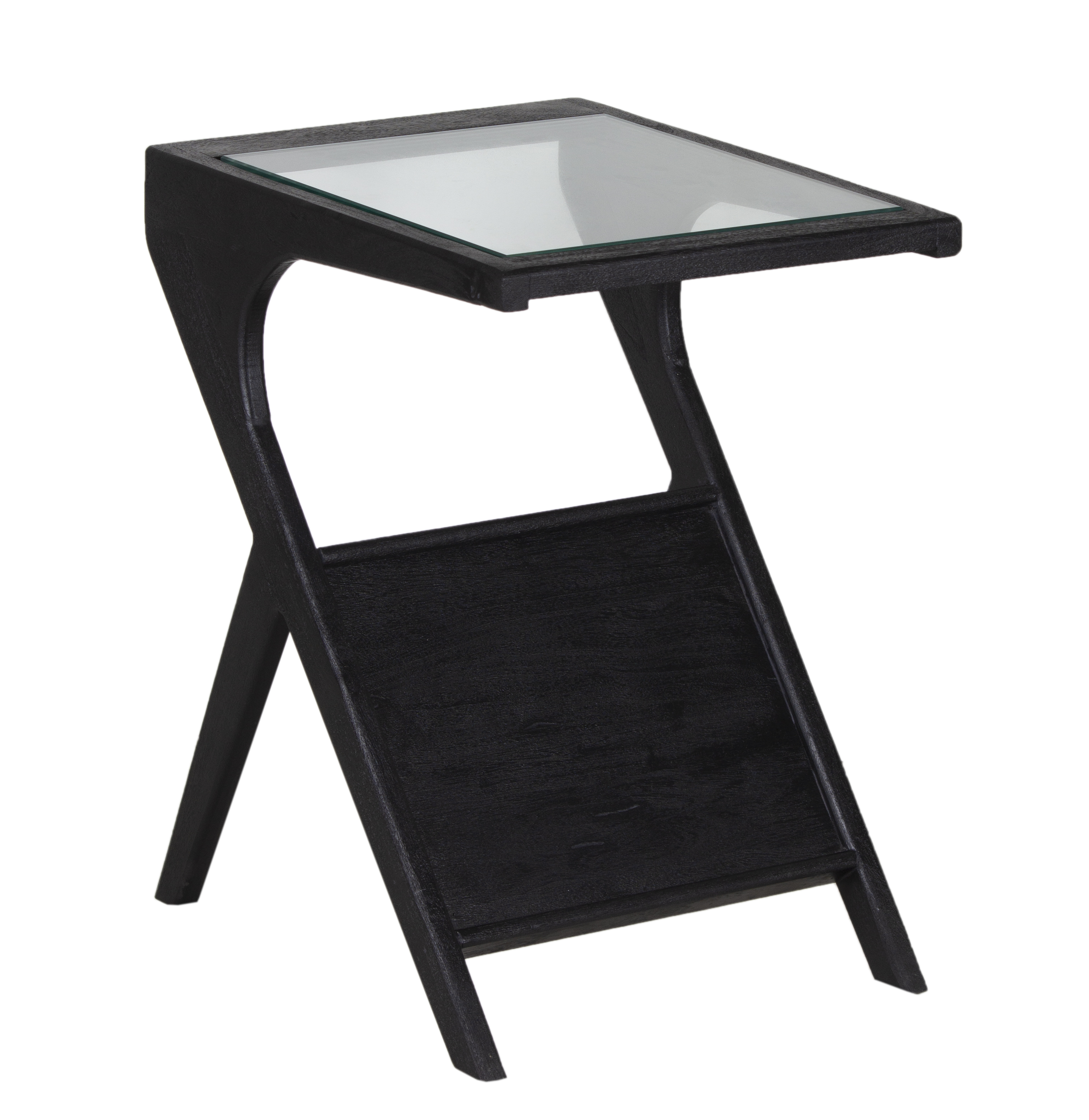 Canberra Black Recliner Table