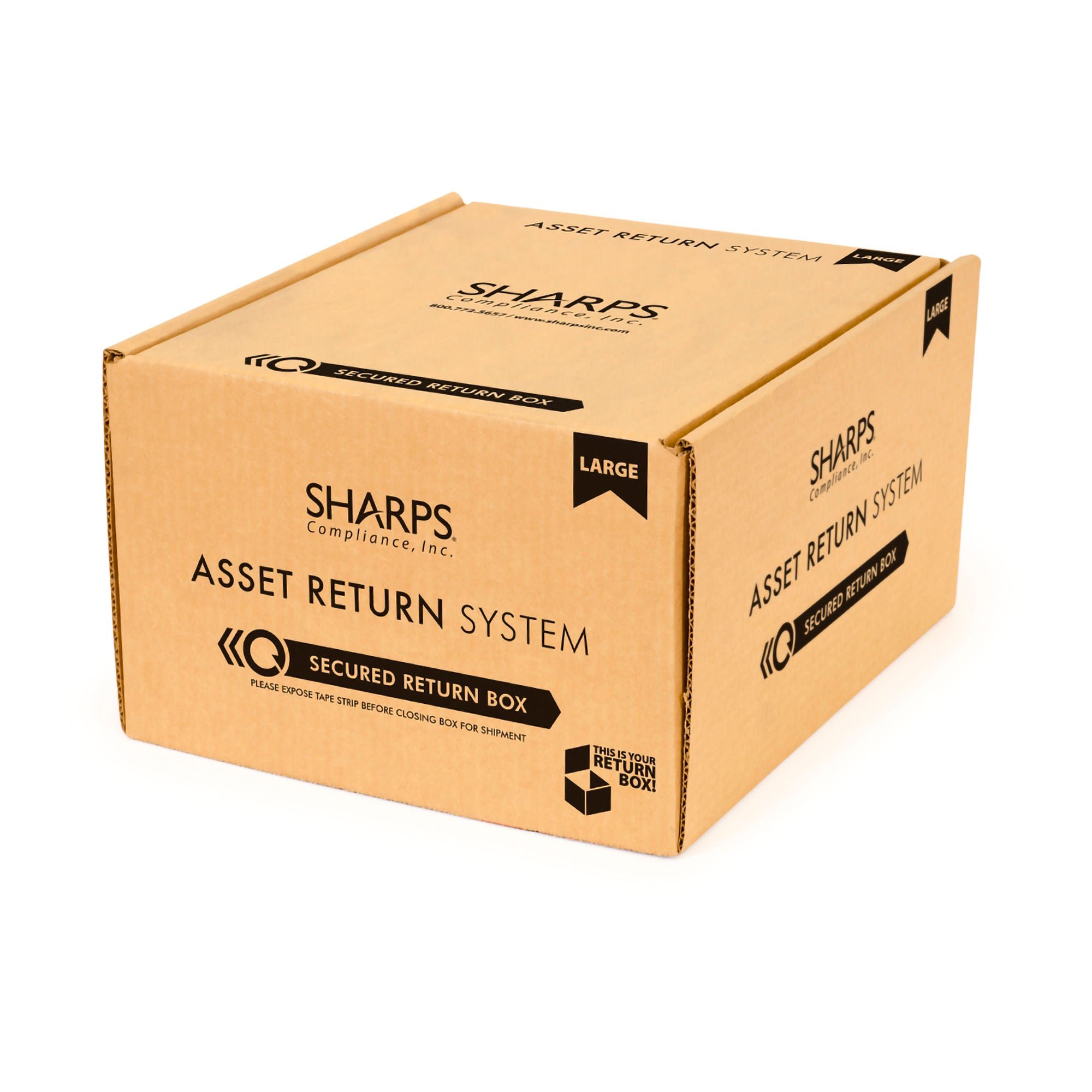 Sharps Compliance Pump Return Box Sharps Compliance For Use with Infusion Pumps