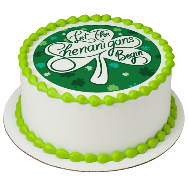 Let The Shenanigans Begin PhotoCake® Edible Image®