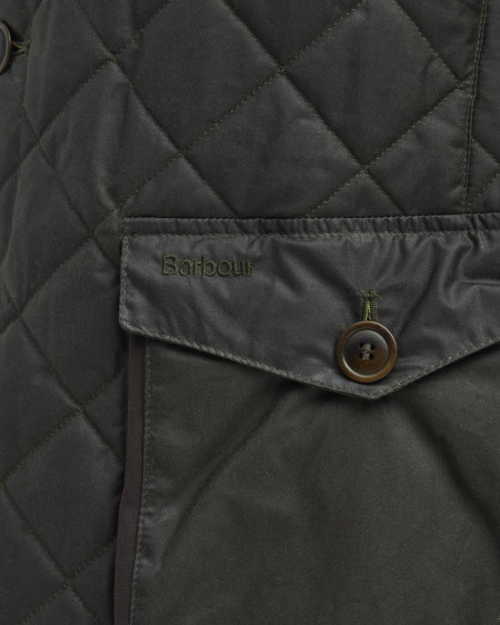 Barbour x TO KI TO Driving Quilted Waxed Jacket