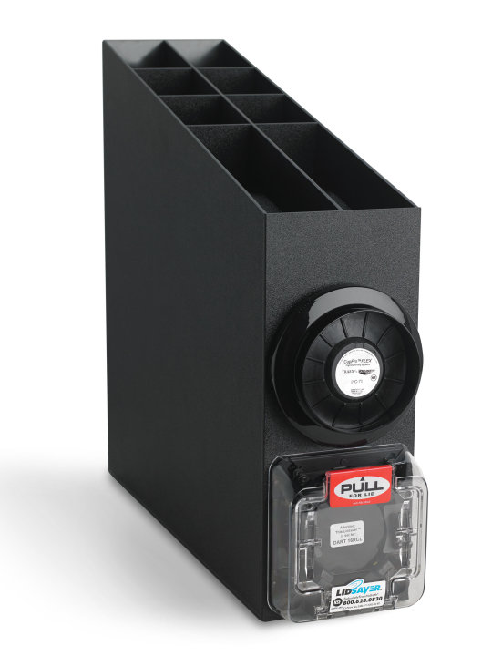 Countertop LidSaver® with Straw and Condiment Organizer