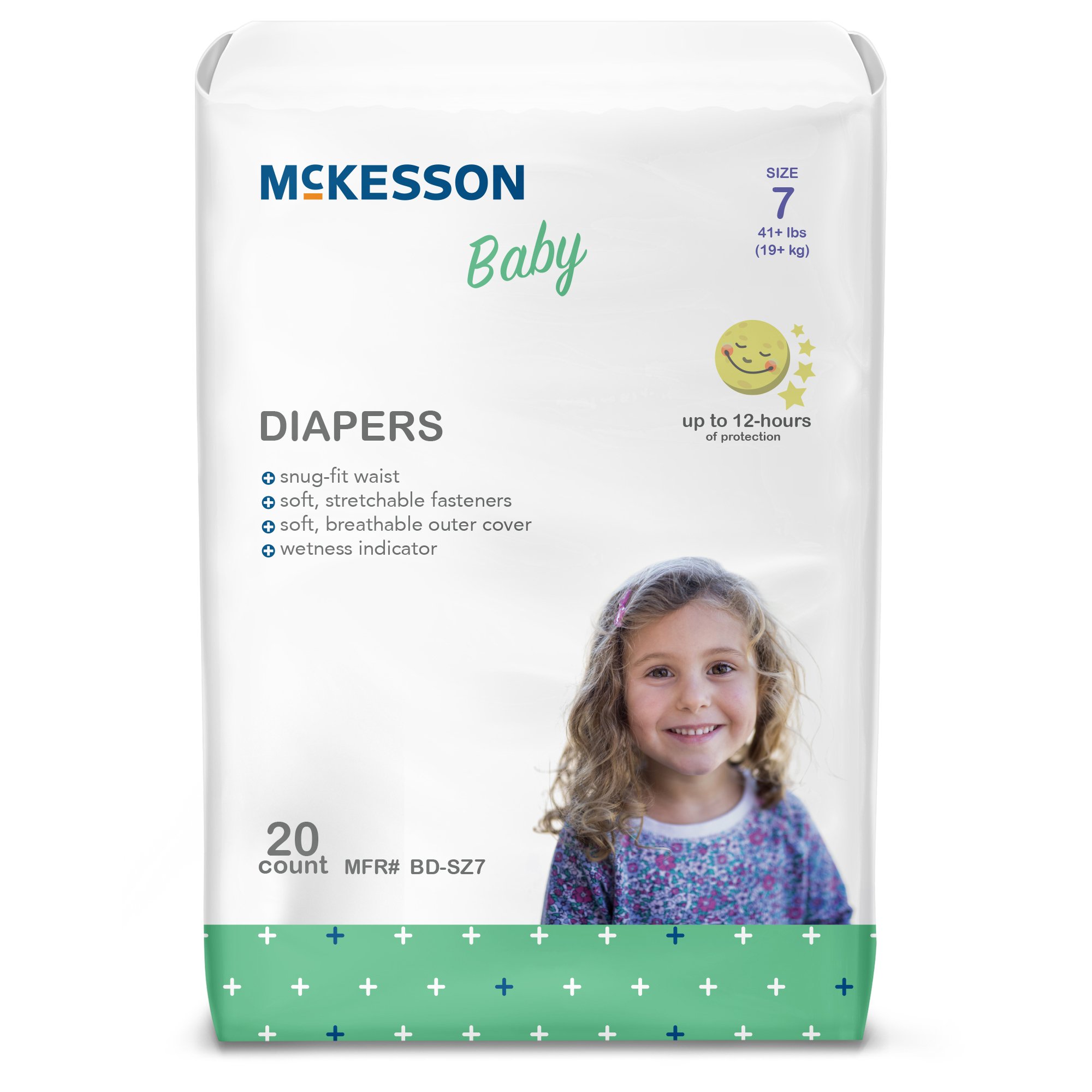 McKesson Baby Diaper, Size 7 MK 1144480