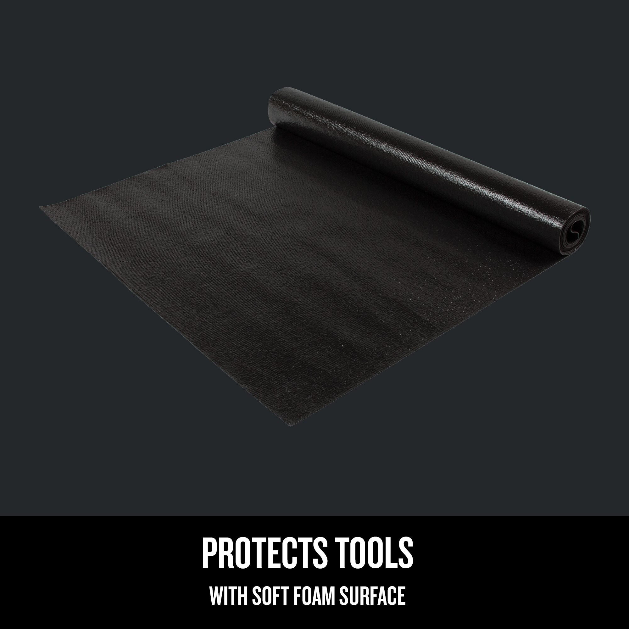 Protects tools with soft foam surface